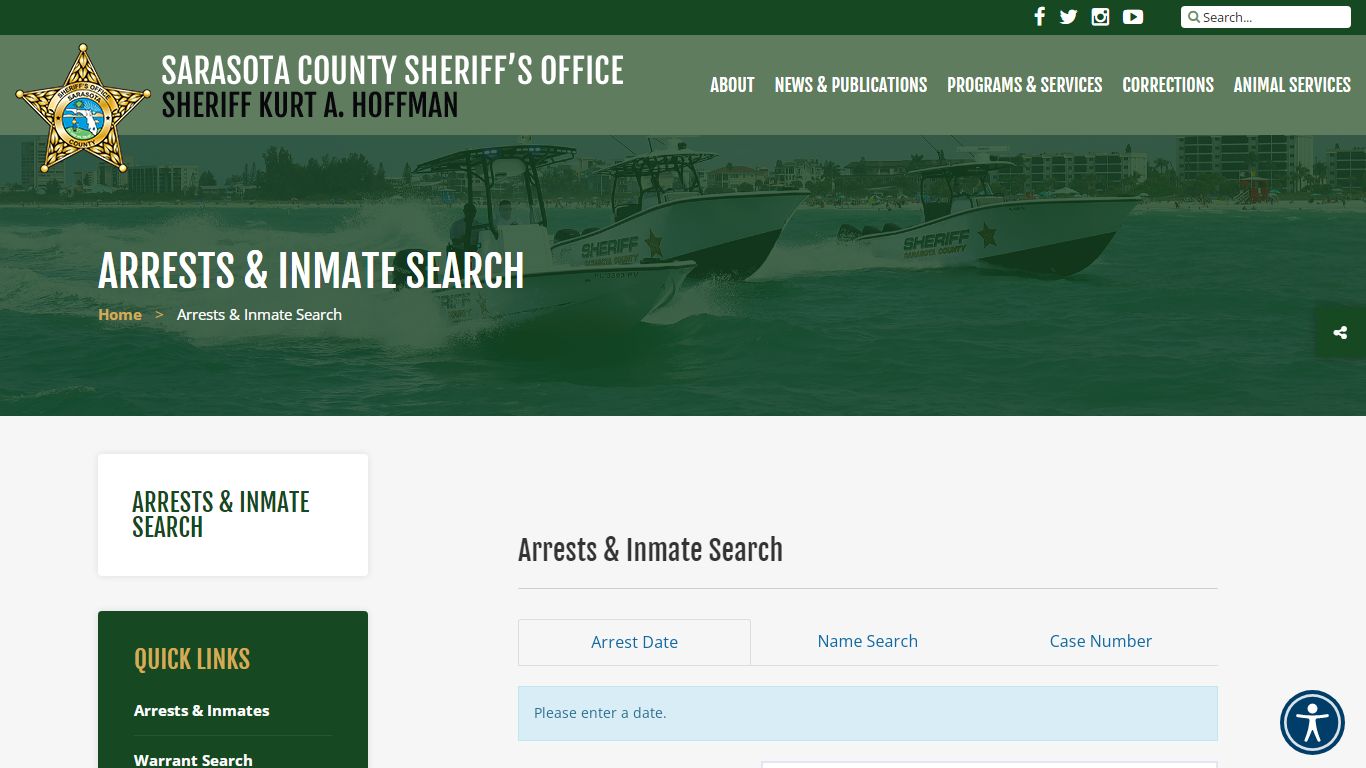 Welcome to Sarasota County Sheriff's, FL